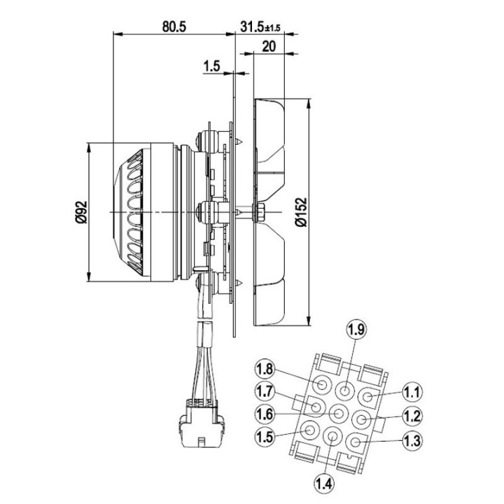 JOLLY MEC Ventilateur extracteur des fumées pour poêle à granulé
