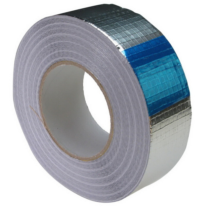 Ruban adhésif, scotch aluminium armé hautes températures 10m