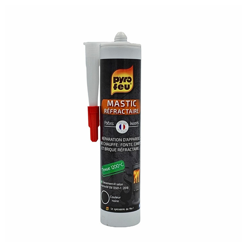 Mastic réfractaire hautes températures 1200C - tube 310ml