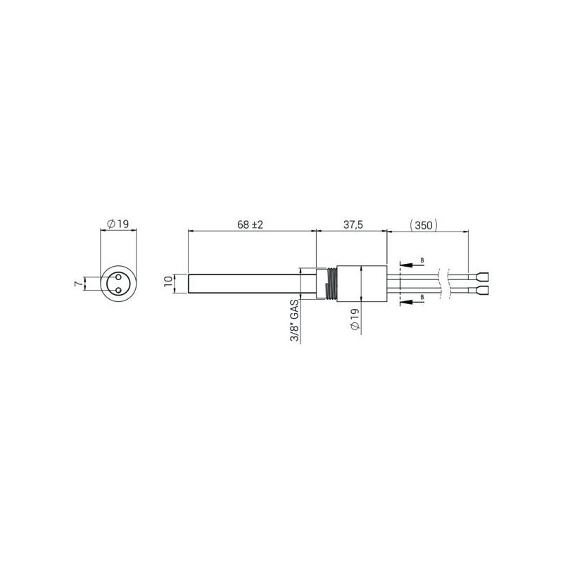 JOLLY MEC Bougie d'allumage quartz pour poêle à granulé