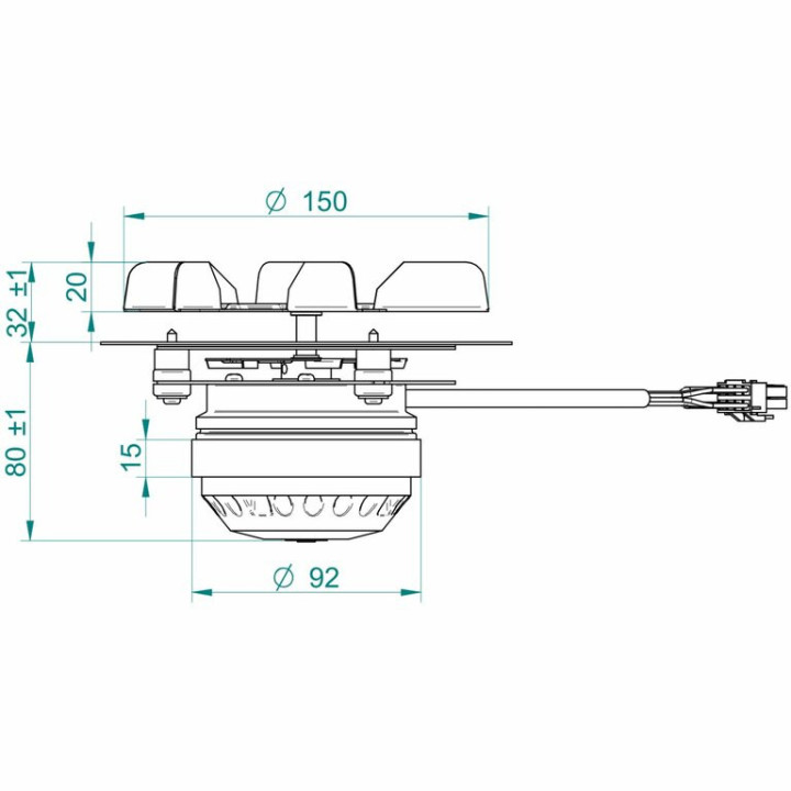PALAZZETTI Ventilateur extracteur des fumées pour poêle à granulé