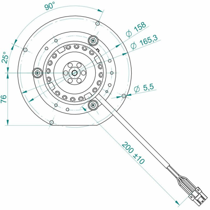 CMG Ventilateur extracteur des fumées pour poêle à granulé
