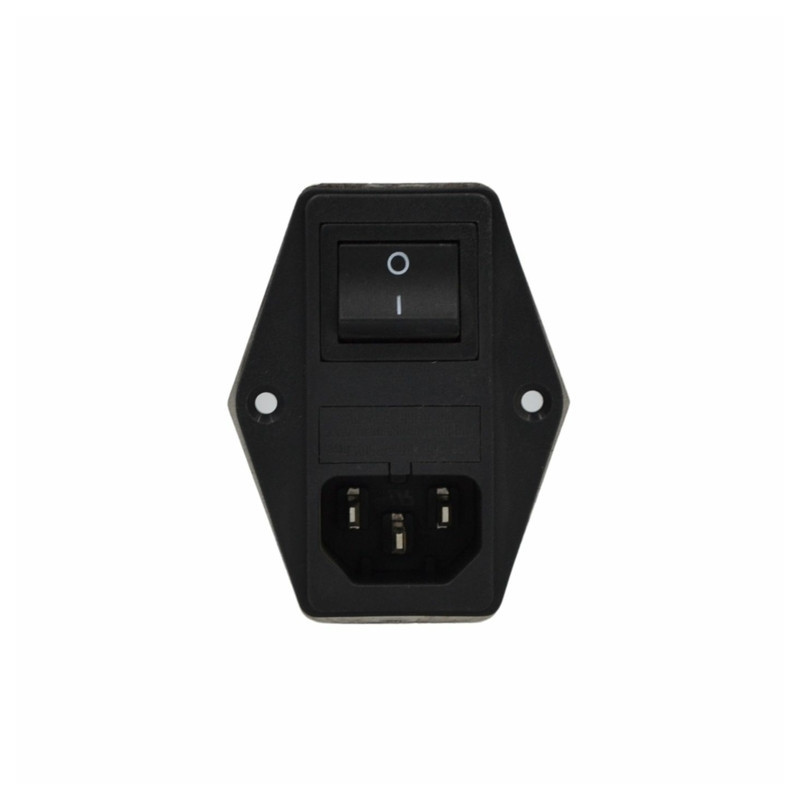 Connecteur prise IEC C14 avec interrupteur poêle à granulé pellet