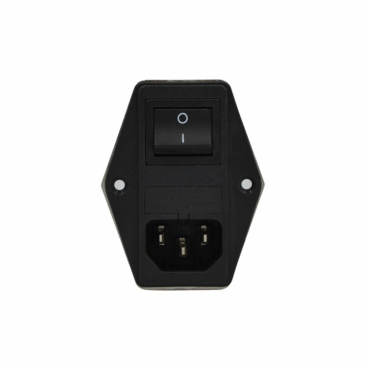 Connecteur prise IEC C14 avec interrupteur poêle à granulé pellet