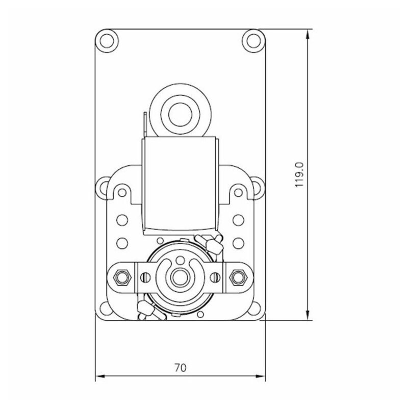Motoréducteur moteur pour vis sans fin pour poêle à granulé 5RPM