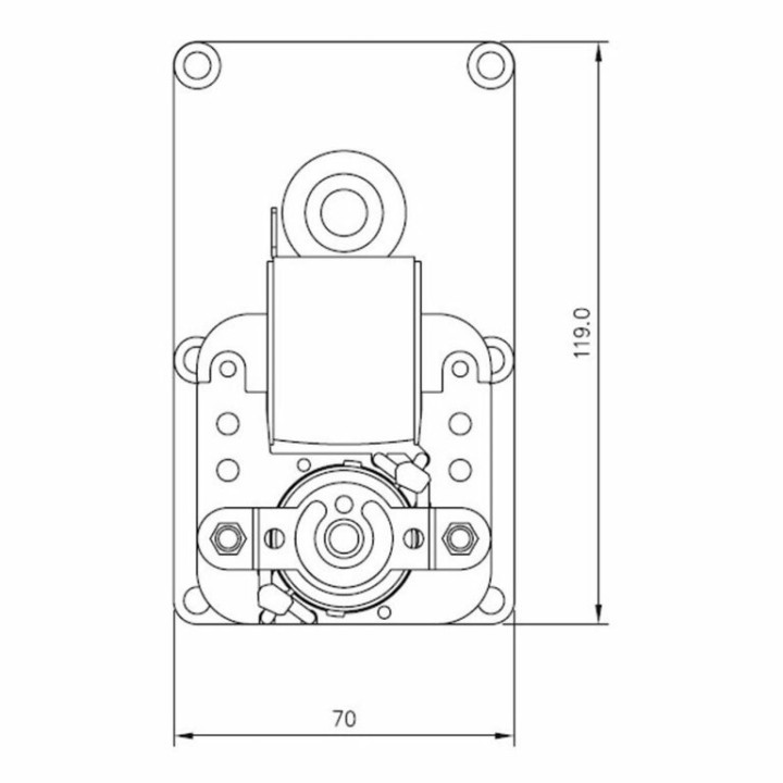 Motoréducteur moteur pour vis sans fin pour poêle à granulé 5RPM