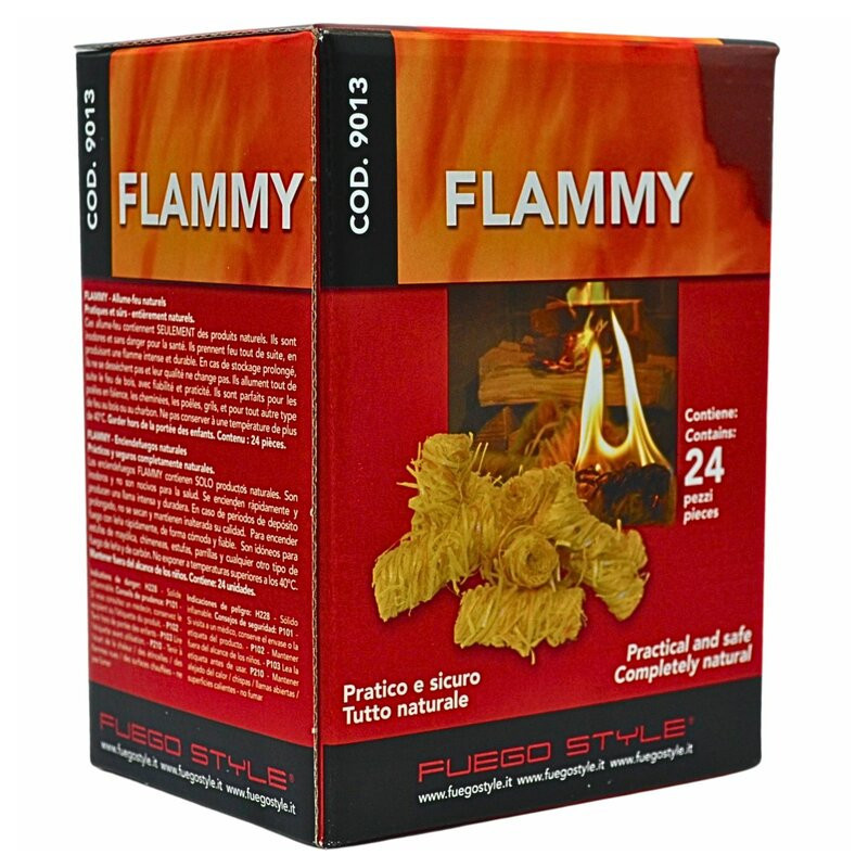 Allume-feu de bois écologique pour cheminées, poêles, barbecues