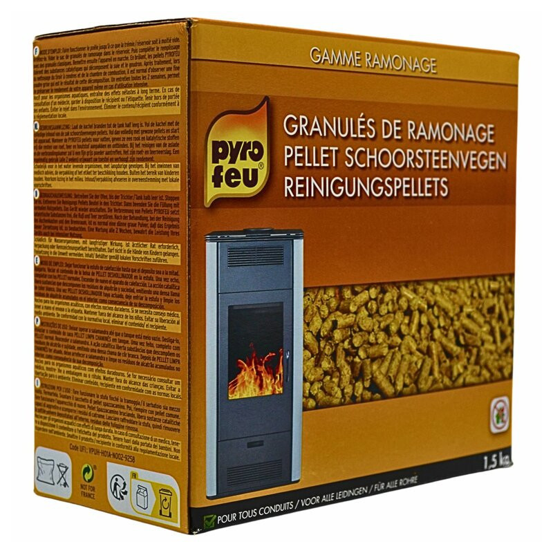 Granulés de ramonage pour poêle à granulés pellets
