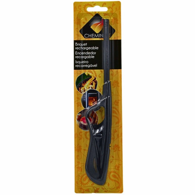 Briquet barbecue allume-gaz rechargeable long bec fixe