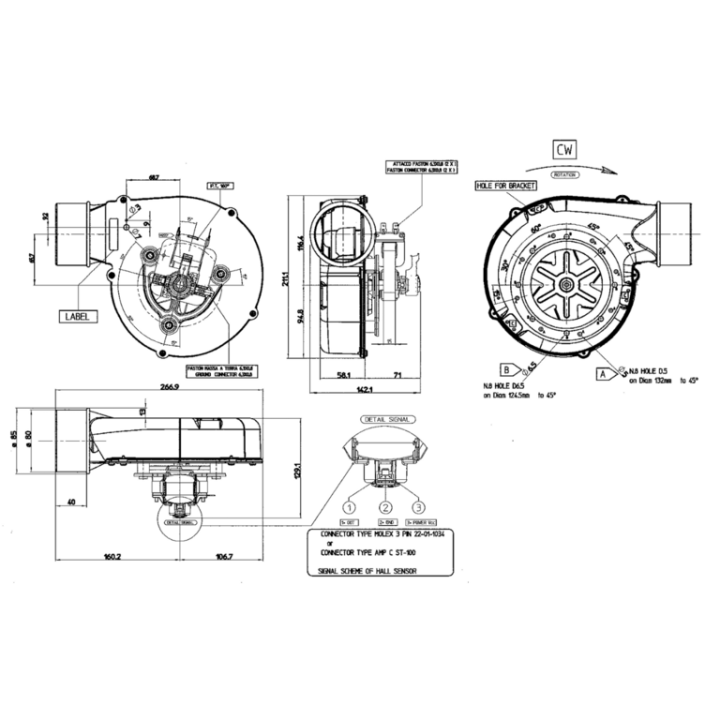 EXTRAFLAME VENTILATEUR EXTRACTEUR DES FUMEES pour poêle