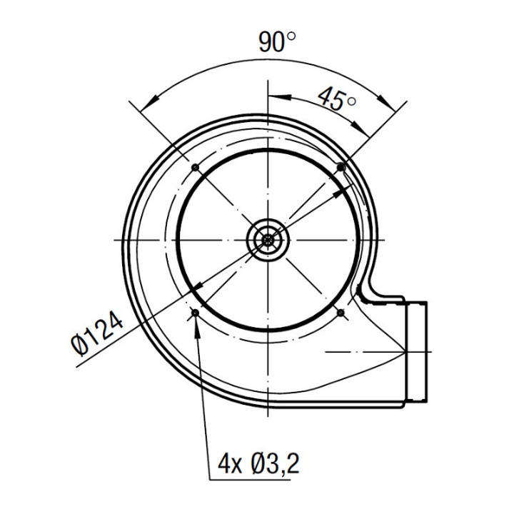PALLADIO VENTILATEUR EXTRACTEUR DES FUMEES pour poêle à granulé