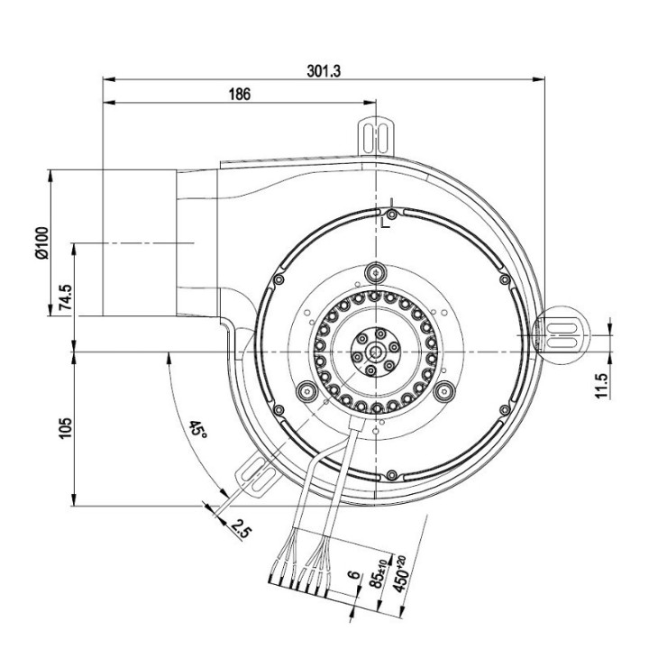 KARMEK ONE EXTRACTEUR DES FUMÉES pour poêle à granulé