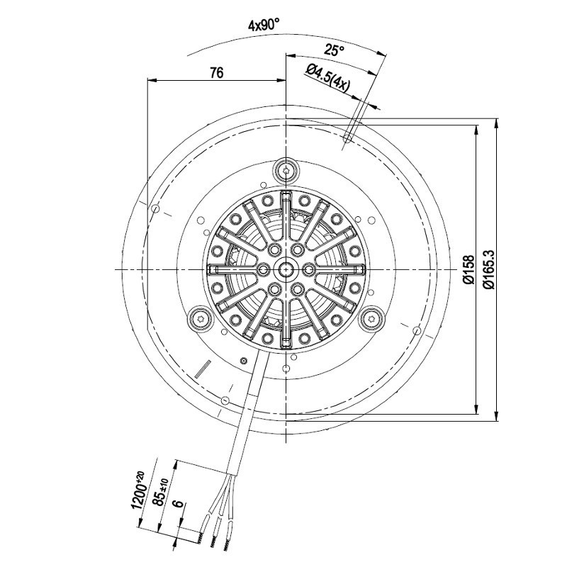 PASQUALICCHIO VENTILATEUR EXTRACTEUR DES FUMÉES pour poêle