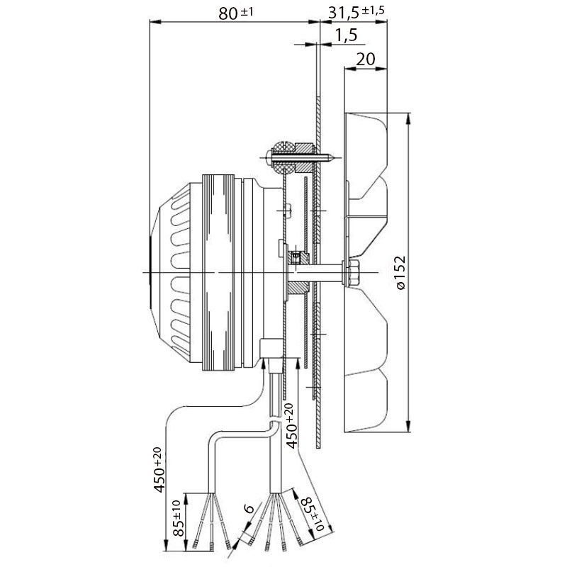 EDILKAMIN Ventilateur extracteur des fumées poêle à granulé