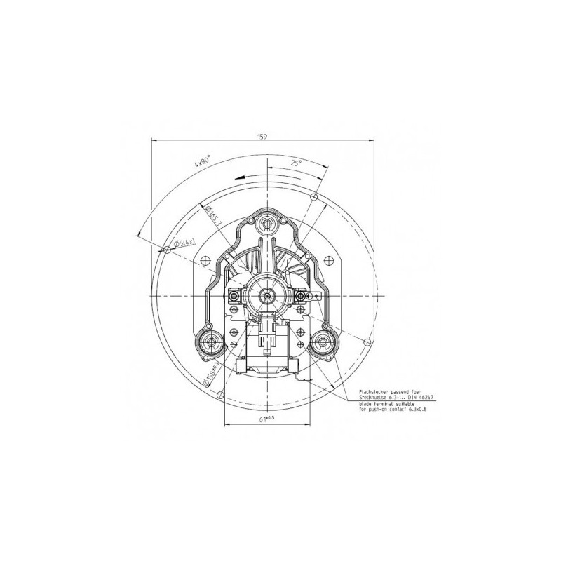 EDILKAMIN Ventilateur extracteur des fumées poêle à granulé
