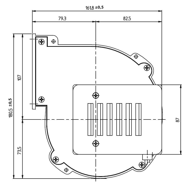 EXTRAFLAME Ventilateur centrifuge poêle à granulé pellet