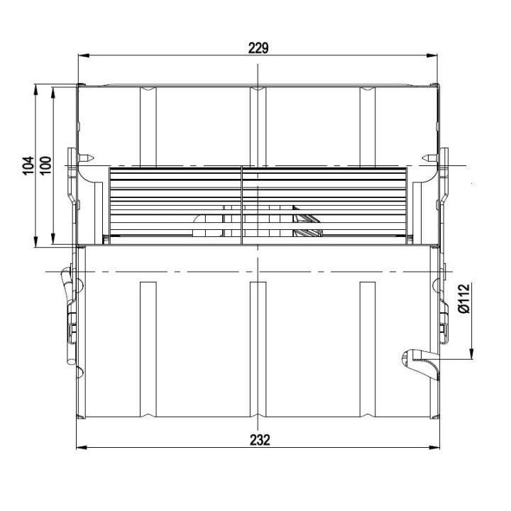 EDILKAMIN Ventilateur centrifuge pour poêle à granulé pellet