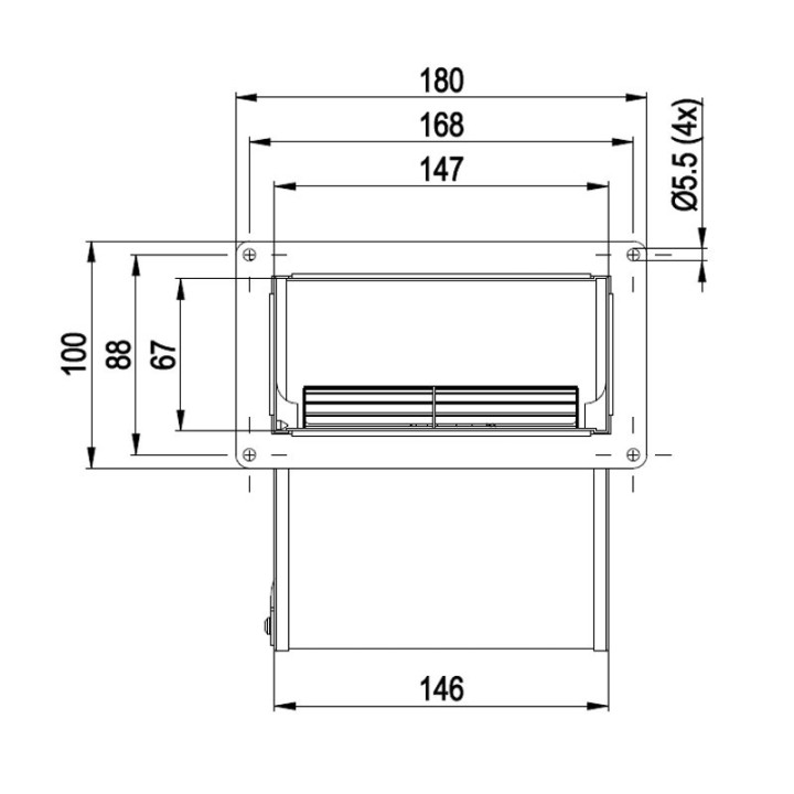 THERMOROSSI Ventilateur centrifuge pour poêle à granulé pellet