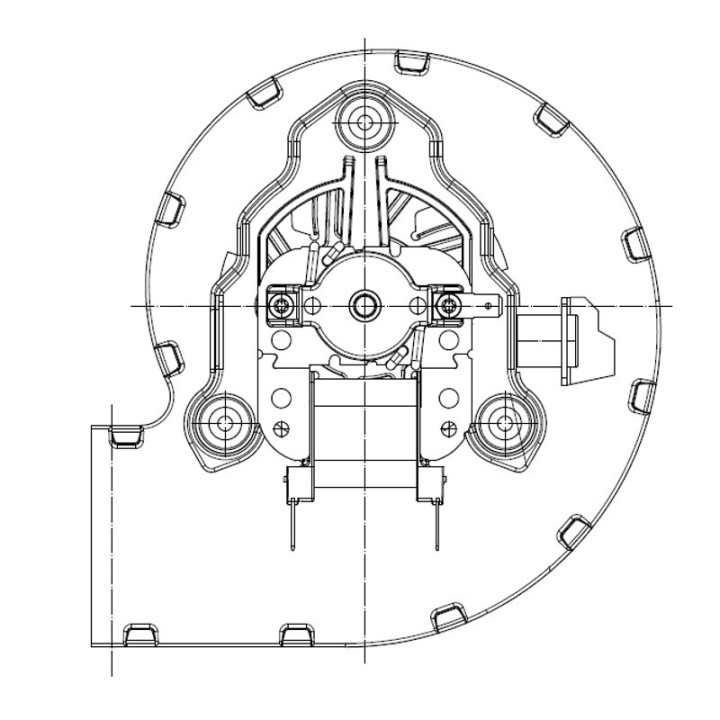 OPERA Ventilateur centrifuge pour poêle à granulé pellet