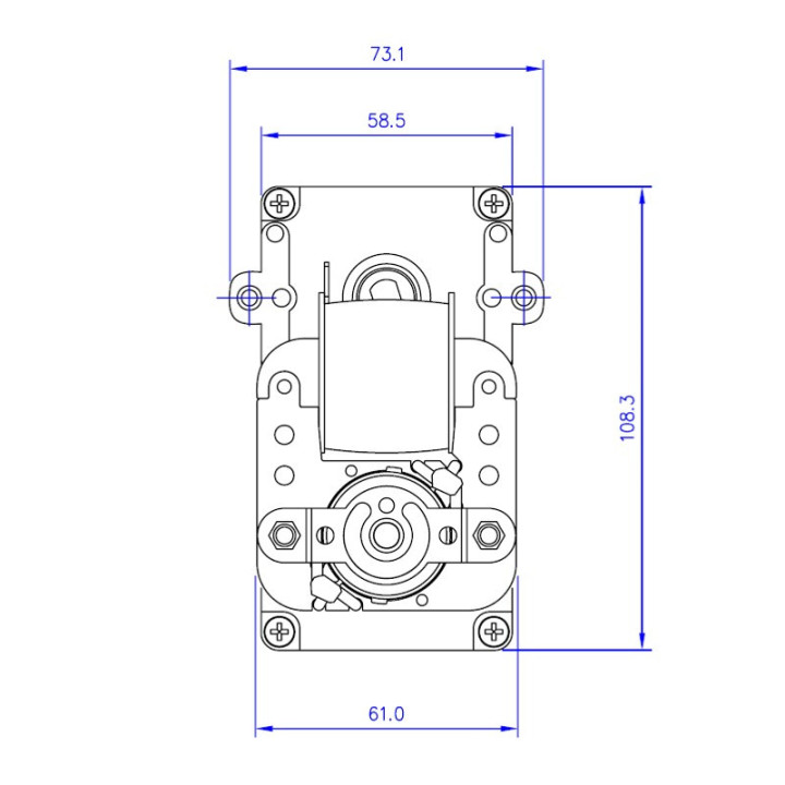 KARMEK ONE Motoréducteur moteur pour vis sans fin poêle à granulé