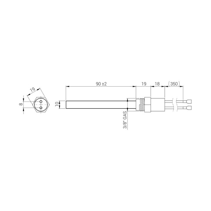 MORETTI DESIGN Bougie cristal de quartz pour poêle à granulé