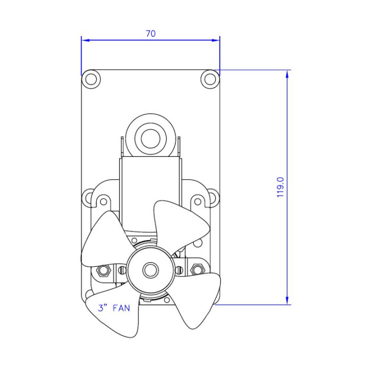 Motoréducteur moteur de vis sans fin pour poêle à granulé 5.3RPM