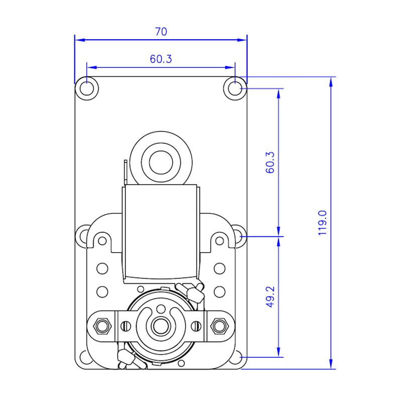 Motoréducteur moteur pour vis sans fin pour poêle à granulé 3RPM