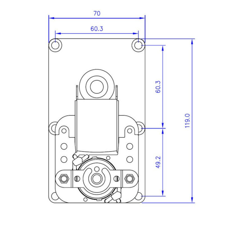 Motoréducteur moteur vis sans fin pour poêle à granulé 1.5RPM
