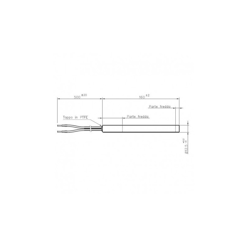THERMOROSSI Bougie d'allumage pour poêle à granulé