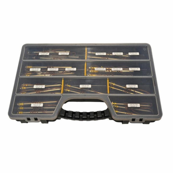 Pack de 3 mallettes de dépannage de bougies poêle à granulés pour technicien