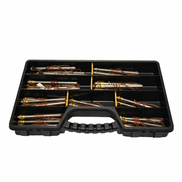 Pack de 3 mallettes de dépannage de bougies poêle à granulés pour technicien