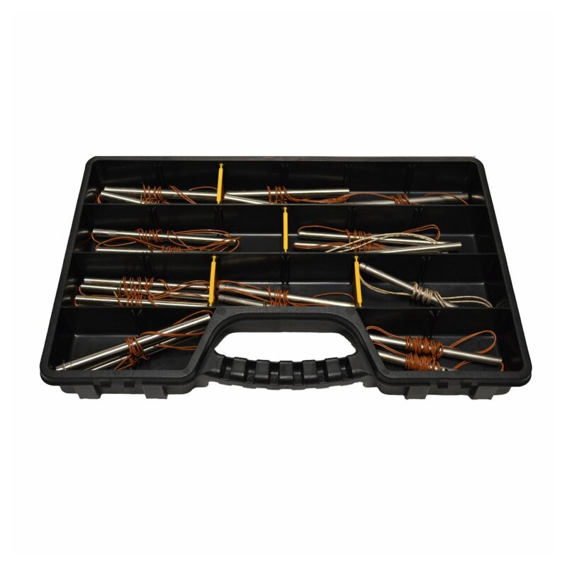 Pack de 3 mallettes de dépannage de bougies poêle à granulés pour technicien