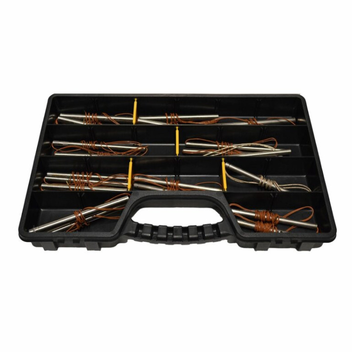 Pack de 3 mallettes de dépannage de bougies poêle à granulés pour technicien