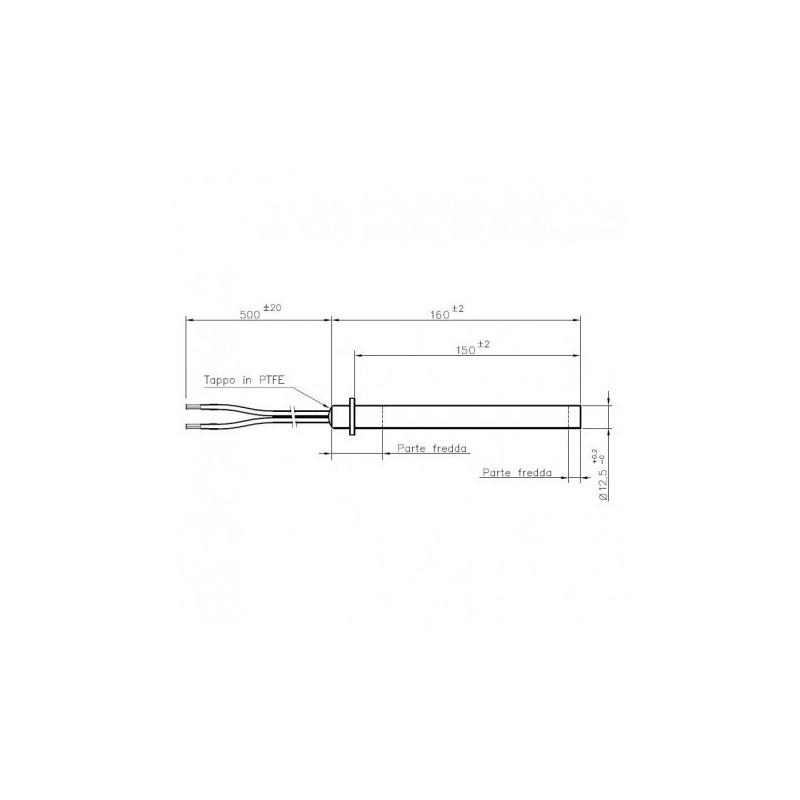 PALAZZETTI Bougie d'allumage compatible pour poêle à granulé