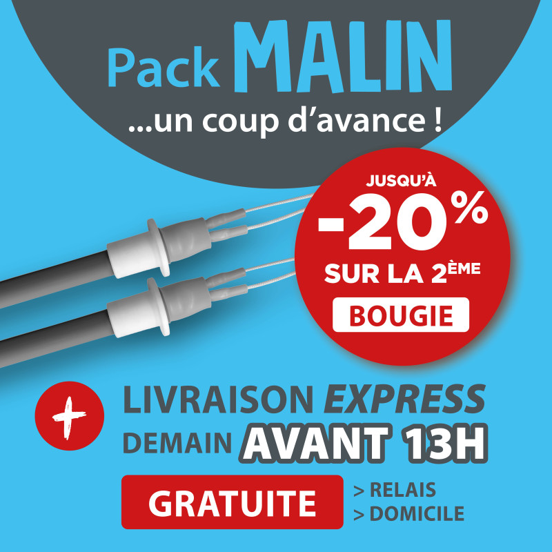 EDILKAMIN Bougie céramique d'origine pour poêle à granulés